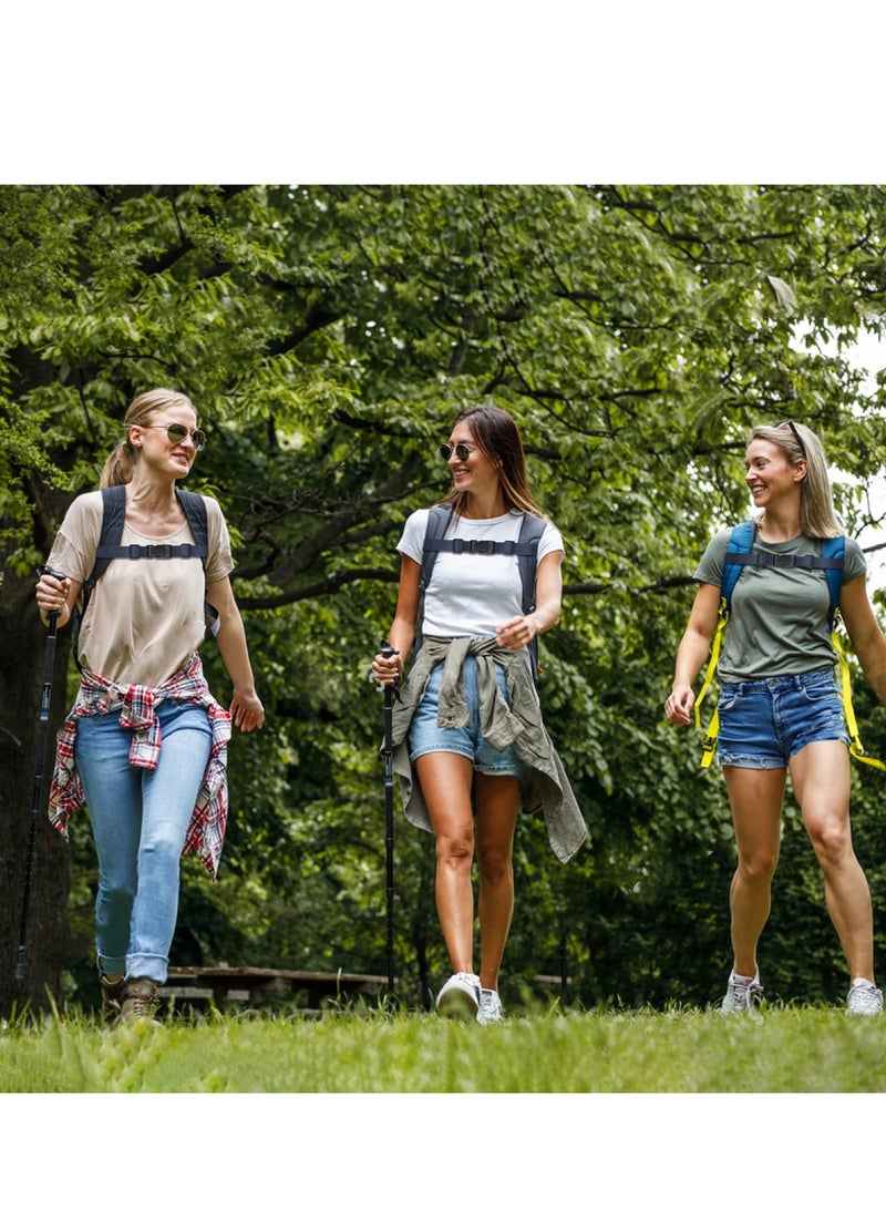 Adjustable Backpack Chest Strap Set - 2PCS Quick Release  Anti-Slip Nylon Sternum Straps for Outdoor Travel  Universal Fit - Image 3