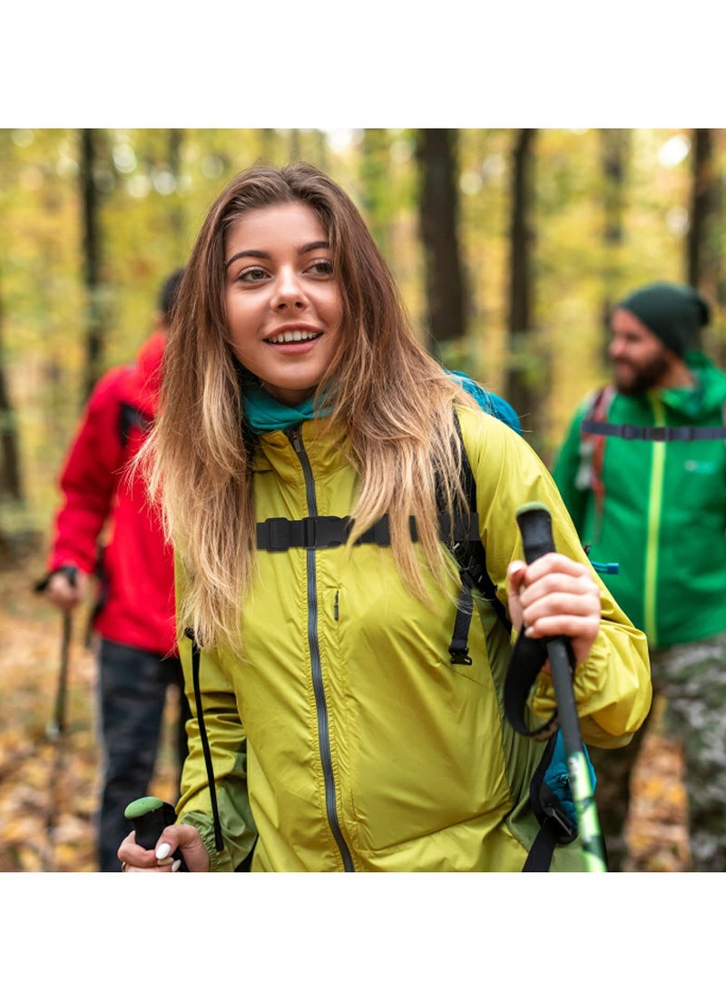 Adjustable Backpack Chest Strap Set - 2PCS Quick Release  Anti-Slip Nylon Sternum Straps for Outdoor Travel  Universal Fit - Image 2