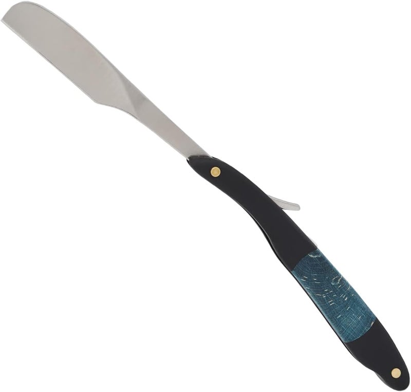 klarako Straight Edge Razor Men Zinc Alloy Portable Barber Folding Manual Haircut Razor for Face Grooming - Image 5