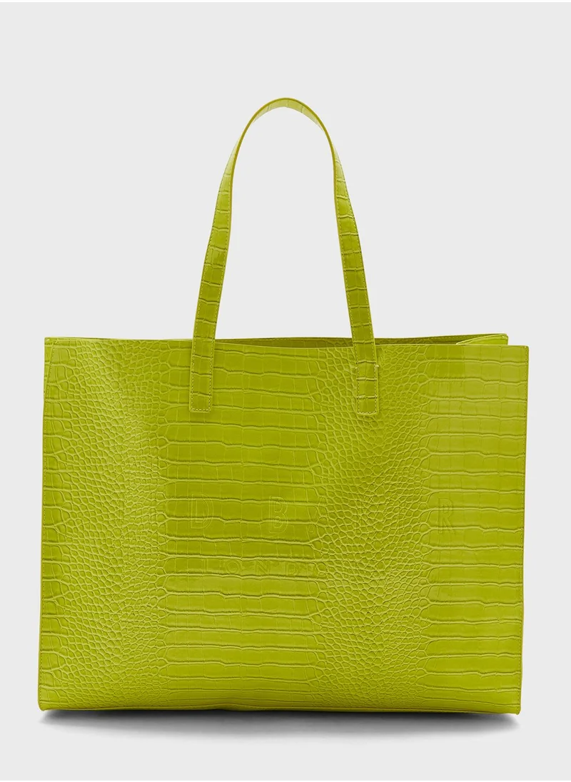 Ted Baker Allicon Croc Effect Ew Icon Tote Bag