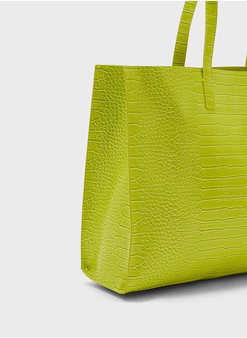 Ted Baker Allicon Croc Effect Ew Icon Tote Bag