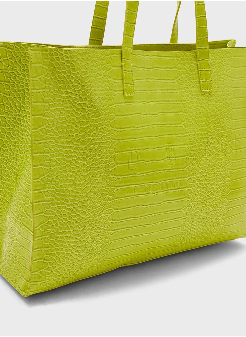 Ted Baker Allicon Croc Effect Ew Icon Tote Bag