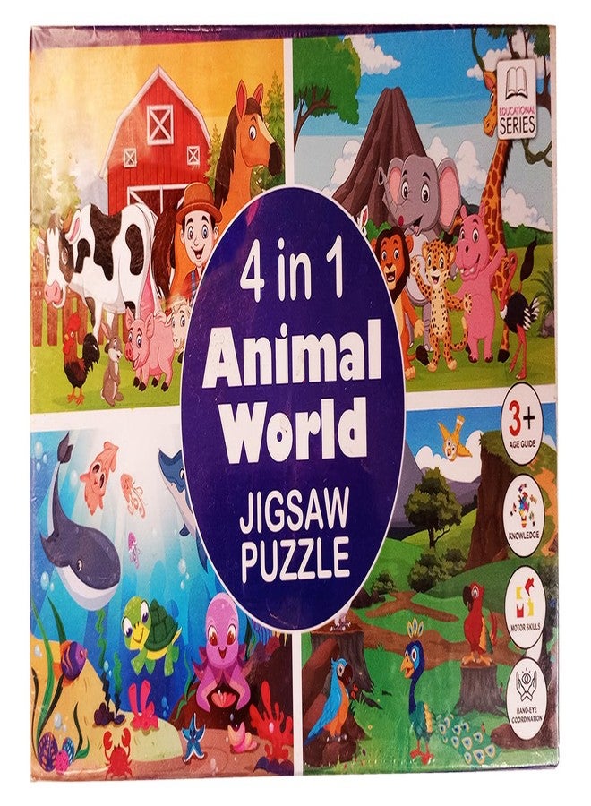 The GrowSome Hindi Vowels to Build Kid Knowledge| English Vocabulary Jigasaw | Animal Puzzle for Kids| Kids Jigsaw Puzzle, Indian Seasons Theme, Ages 3+ (Animals) - Image 2