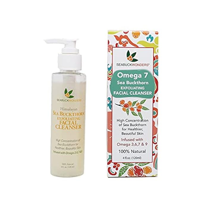 SeabuckWonders Organic Sea Buckthorn Exfoliating Facial Cleanser, 4 FL OZ - Image 1