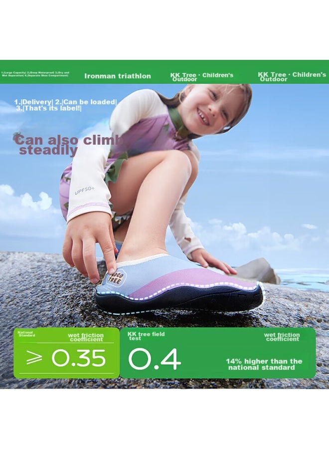 Kocotreekk Children's Beach Shoes, Non-slip And Cut-resistant, For Boys And Girls, River Tracing Shoes, Skin-friendly, Seaside Baby Swimming And Snorkeling Shoes - Image 3