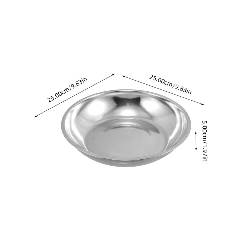 2pcs Stainless Steel Weighing Dish Scale Pan Replacement Smooth Surface for Kitchen and Lab Use - Image 3