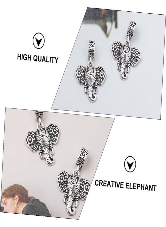 Buildcon Elephant Shape Pendant Compatible, Bracelets for Women, and Pendant for Bracelet - Image 4