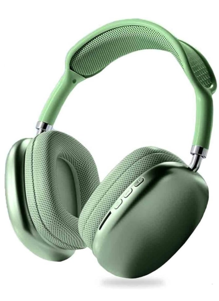 Scrolls P9 Immersive Active Noise Cancelling Over-Ear Headphones, Epitome of Cutting-Edge Design and Premium Sound Quality. Elevate Your Listening Experience, Fusion of Style and Comfort (GREEN)  - Image 1