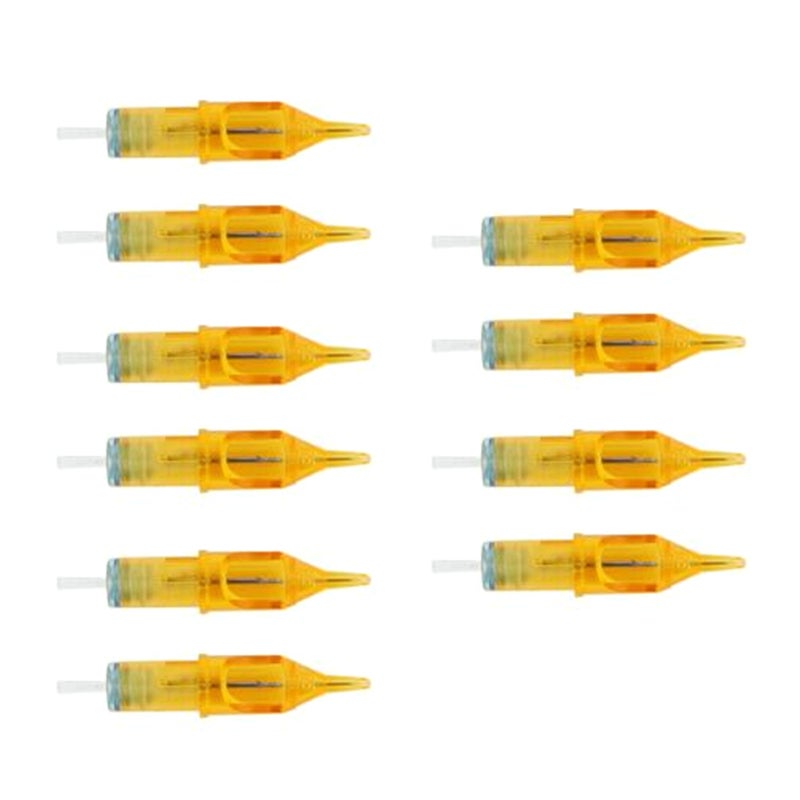Disposable Tattoo Cartridge Needles 10pcs 5RS Premium ABS Material Rust-resistant - R-type Round Mouth Design Sterilized Tattoo Needles for Tattoo Beginners Artists Eyebrow Eyelid Lip Small Tattoo Des - Image 2