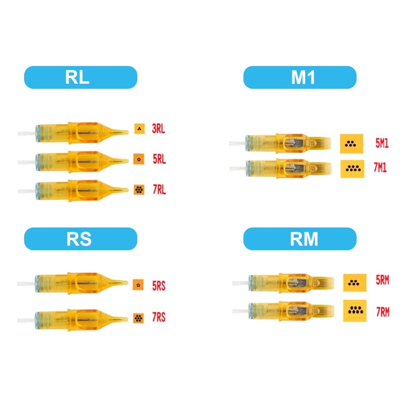 Disposable Tattoo Cartridge Needles 10pcs 5RS Premium ABS Material Rust-resistant - R-type Round Mouth Design Sterilized Tattoo Needles for Tattoo Beginners Artists Eyebrow Eyelid Lip Small Tattoo Des - Image 5