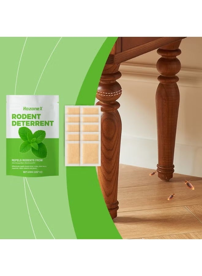 هوزونكس طارد الفئران المنزلي بزيت النعناع من HOZONEX مكونات نباتية طارد فئران خفيف للاستخدام الداخلي طارد فئران منزلي مريح - Image 1