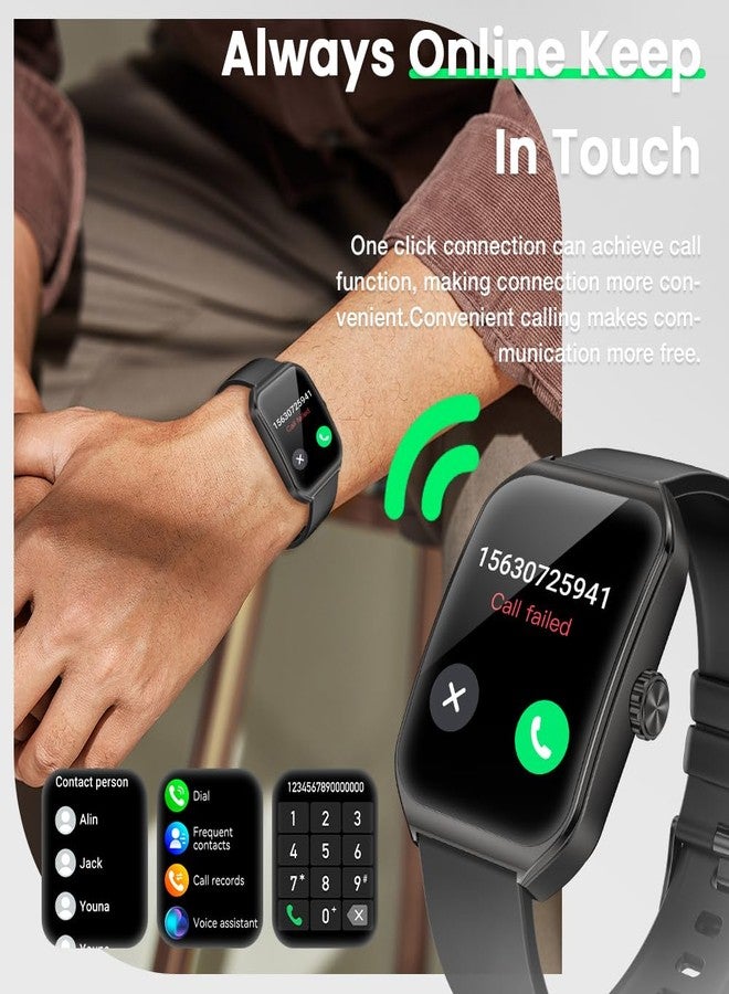 AOLON Curve 2 Smart Watch for Men Women (Black) - Image 4