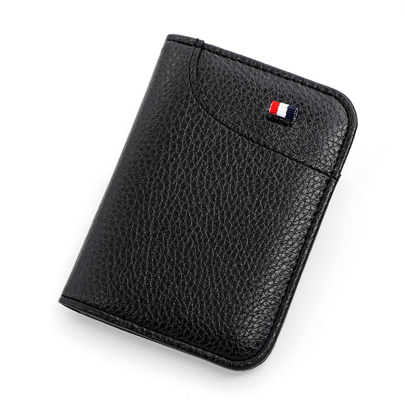 Mens Slim Multifunctional Card Wallet Fashion Card Holder K41 Black