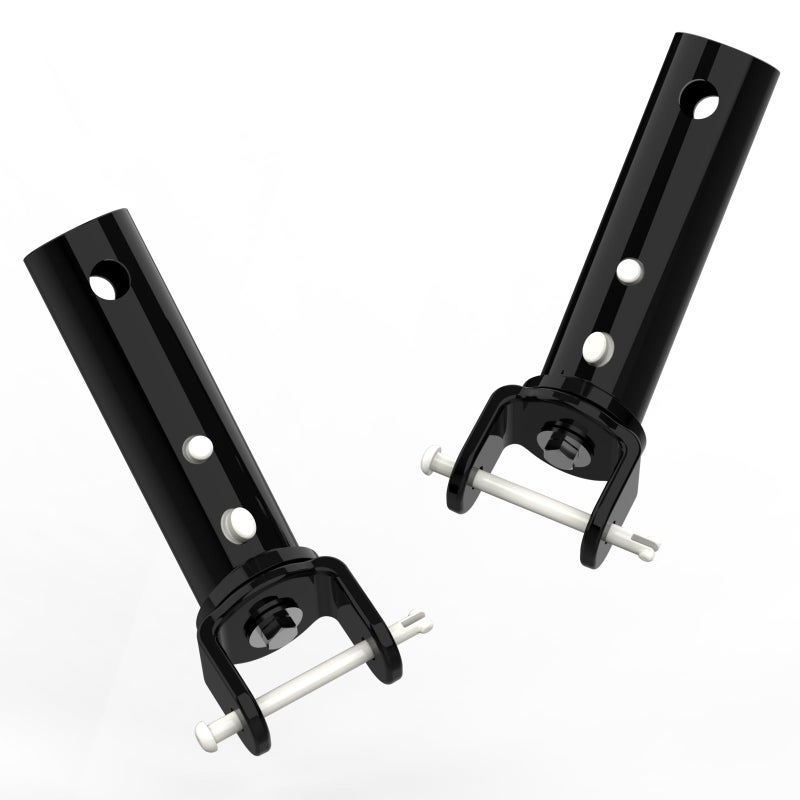 Poolvio Pool Vacuum Head Replacement Handles (2-Pack) – Heavy‑Duty Aluminum Swivel Handles with EZ Clips & Locking Pins – Fits Standard 1‑1/4″ Telescopic Pole & Pool Accessories - Image 5