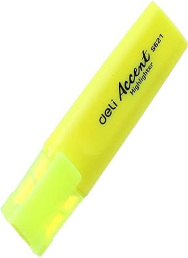 Deli Deli es621 chisel highlighter - yellow 