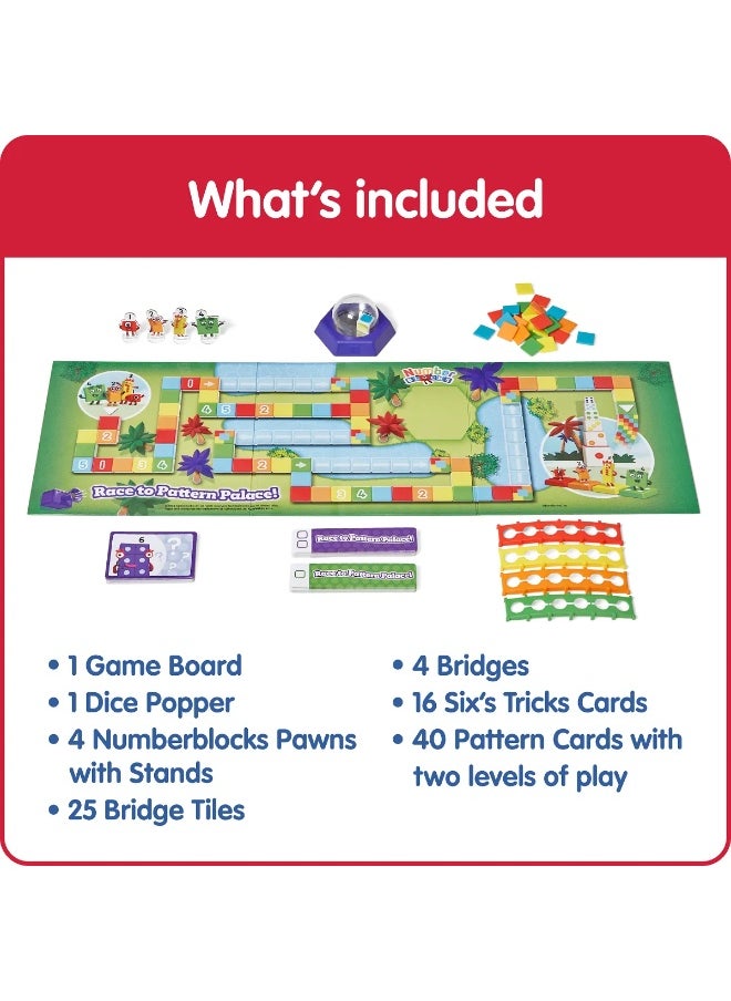 Learning Resources - Learning Resources Numberblocks Race to Pattern Palace Board Game - Image 1