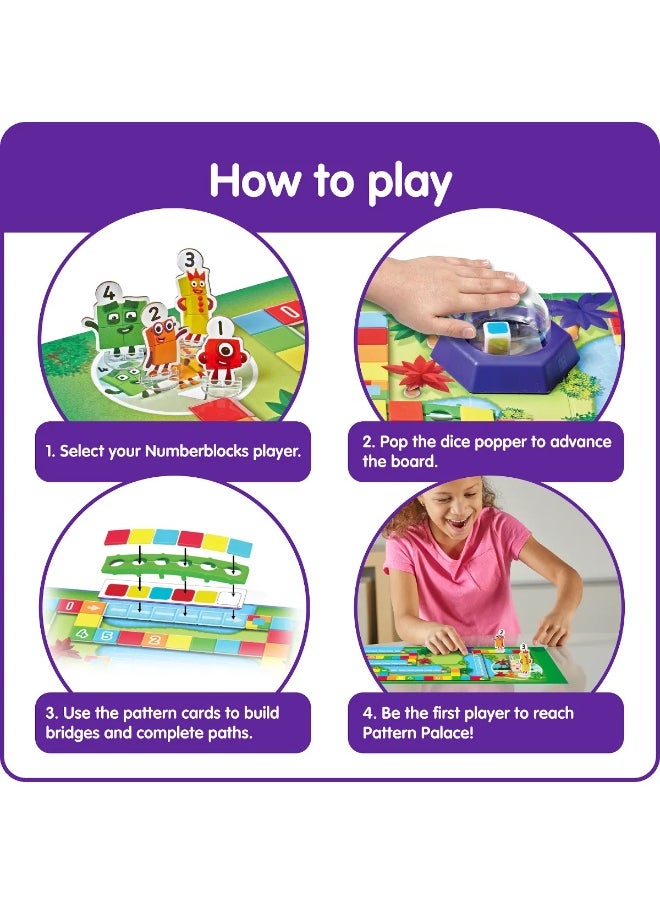 Learning Resources - Learning Resources Numberblocks Race to Pattern Palace Board Game - Image 1