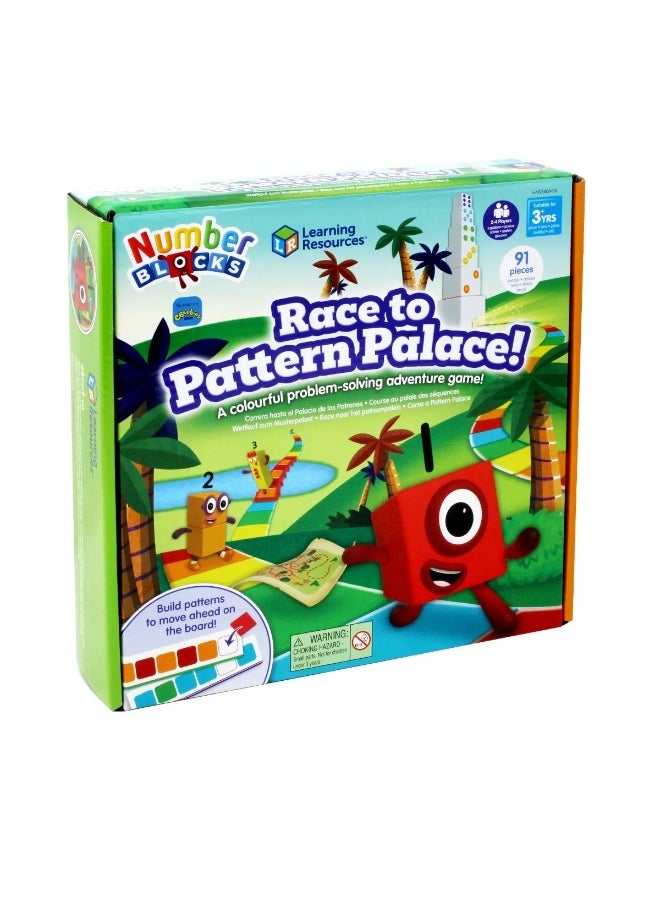 Learning Resources - Learning Resources Numberblocks Race to Pattern Palace Board Game - Image 1