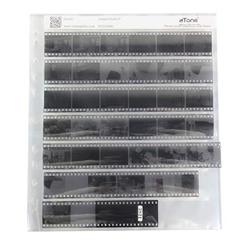 eTone 100x eTone Archival Storage Sheets 135 35mm Negative Page Preservers (100X135) - Image 2