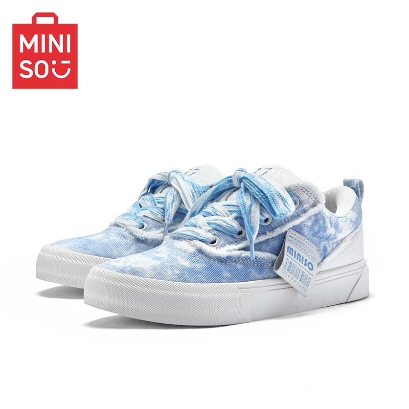Miniso [Miniso] Men’s Summer New Arrival Niche All-Match Color-Block Sneakers, Couple’s Style, Thick Sole, Lightweight and Breathable - Image 1