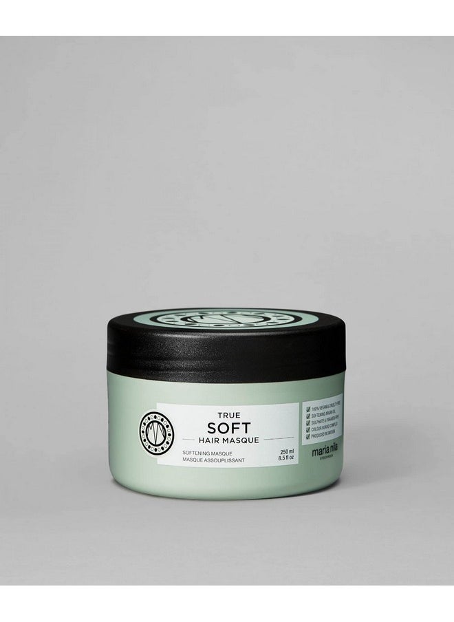 Maria Nila Maria Nila True Soft, Hair Mask 8.5 Fl Oz, For Dry Hair, Argan Oil Remoisturises & Reduces Frizz, 100% Vegan & Sulfate/Paraben free  - Image 2