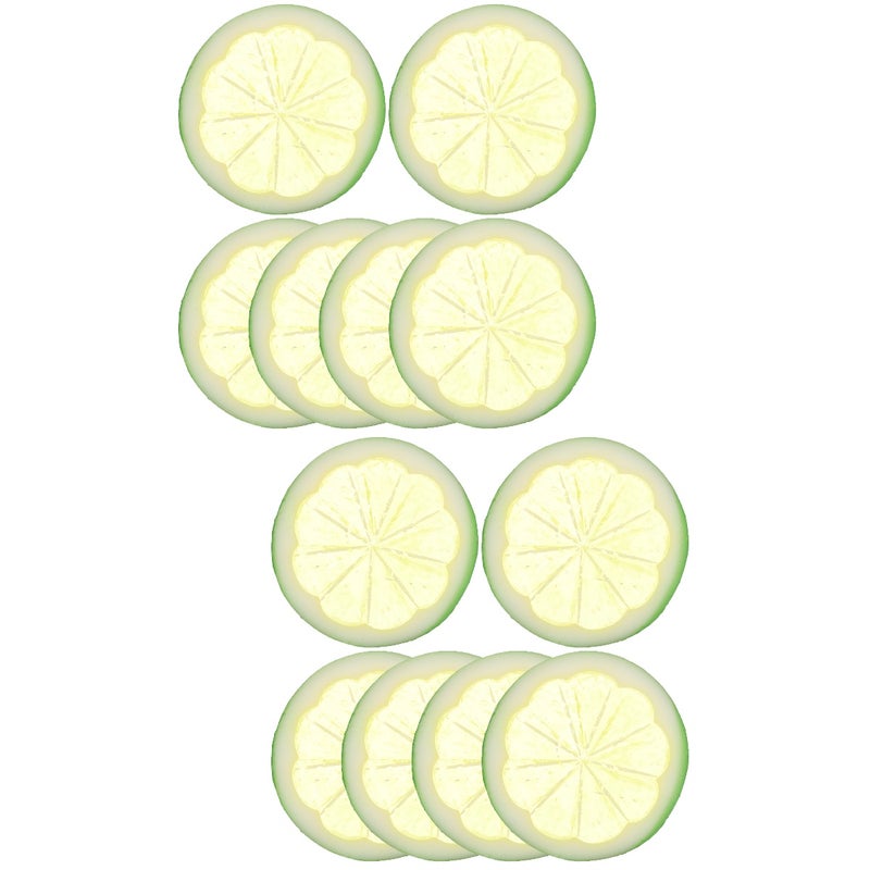 12 pcs Artificial Slices Ornament Decoration Decoration - Image 1