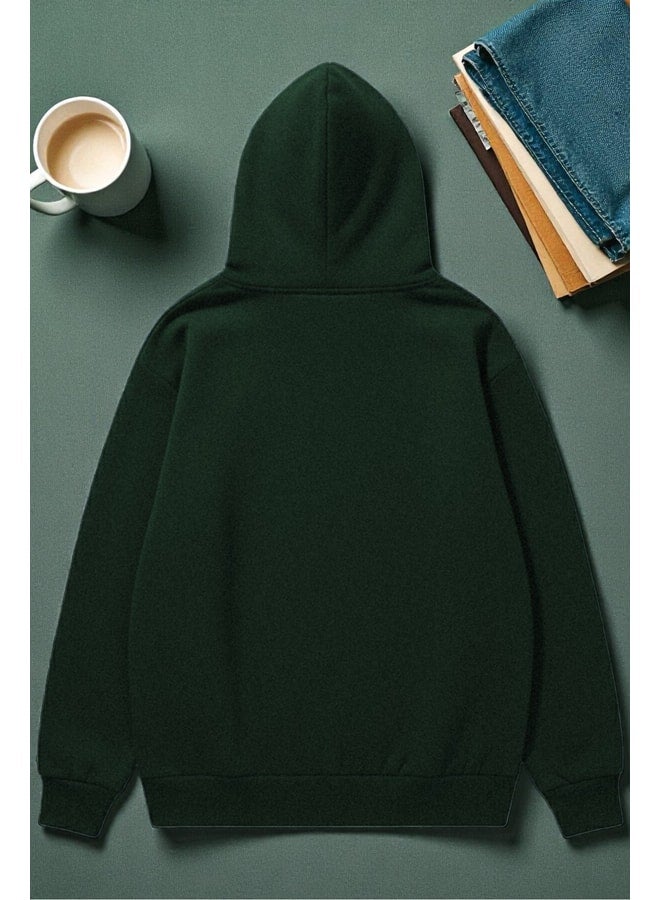uyguntarz Unisex Colorful Ribbon Printed Hooded Sweatshirt. - Image 2