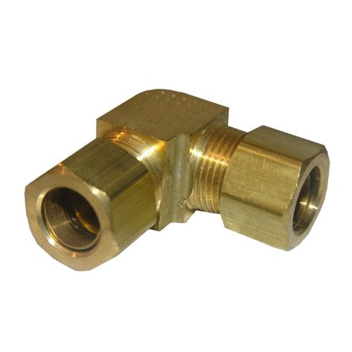 LASCO 17-6549 1/2-Inch Compression Brass 90-Degree Ell/Elbow - Image 1