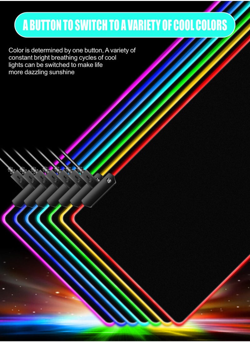 MissTiara - 80cm Large Size Backlit RGB Gaming Mousepad - Image 1