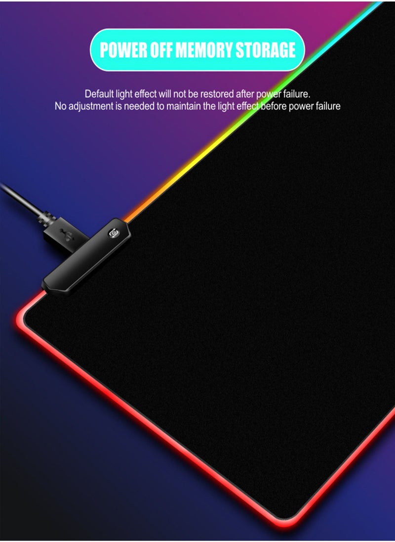 MissTiara - 80cm Large Size Backlit RGB Gaming Mousepad - Image 1