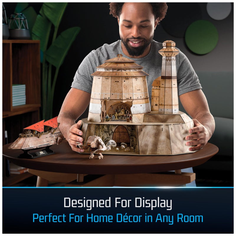 4D Build, Star Wars Jabbaâ€™s Palace 3D Model Kit, Star Wars Collectibles & Desk DÃ©cor, Adult Puzzles, Building Toys, 3D Puzzles for Adults & Teens, 340 Pieces, Gift Ideas for Ages 12 & Up - Image 5