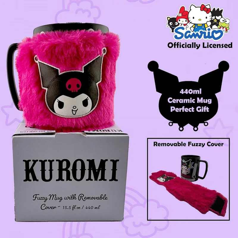 Pyramid KUROMI (CHEEKY PUNKY) FUZZY MUG