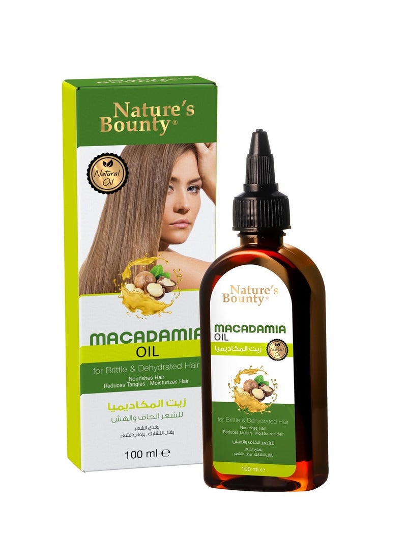 Macadamia Oil 100 Ml For Brittle And Dehaydrated Hair