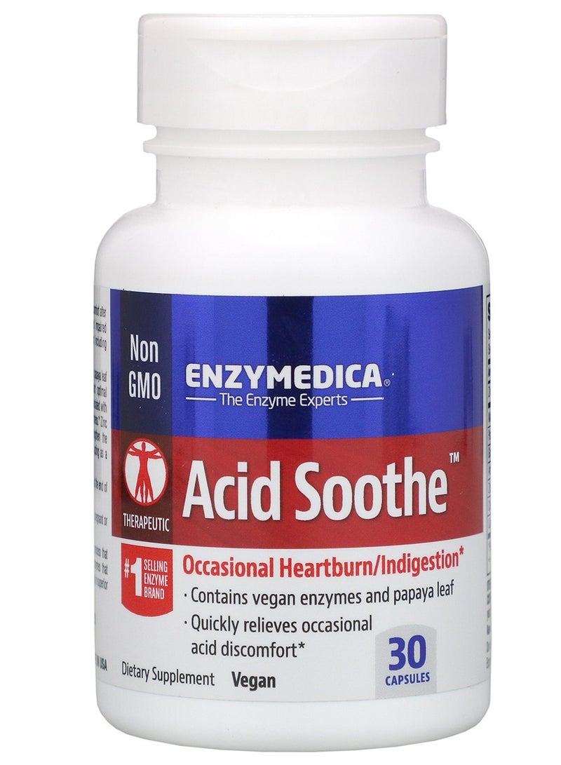 إنزيميديكا حمض مهدئ، 30 كبسولة