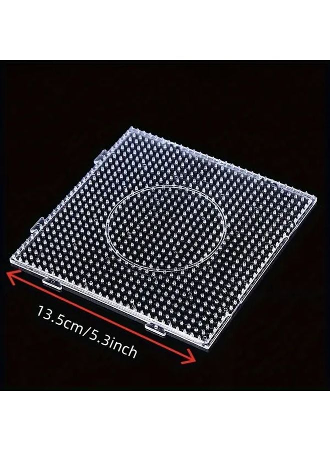 10pcs 5mm Square Bead Board Transparent Plastic Crafting Template For Jewelry Making - Image 3