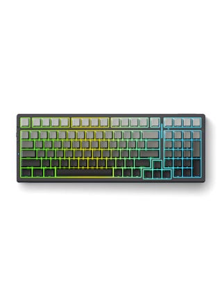 G98 Pro Black Wireless Tri-Mode Custom Mechanical Gaming Keyboard, 98% Layout, Flame Orange Switch, Gasket Mount, Hot-Swappable, PBT Double-Shot Keycaps, PVD Mirror Finish Backplate, 8000mAh Battery, 1ms Ultra-Low Latency, 2.4GHz/BT/Wired Connectivity, PC Flex-Cut Plate, Per-Key Flex-Cut PCB (South Facing), N-Key Rollover, Internal Foam Dampening, HUB Support, Compatible with Windows/MacOS/Linux | MC-G98S-5 - pzsku/Z044DE09C3750E7F3835EZ/45/_/1735897877/fdd39fc6-7c69-4913-af5b-6df10cb5e0cc