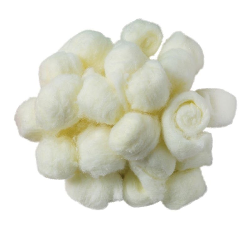 Creativity Street CottonLike Polyester Decorated Craft Fluff Ball Yellow Pack of 100