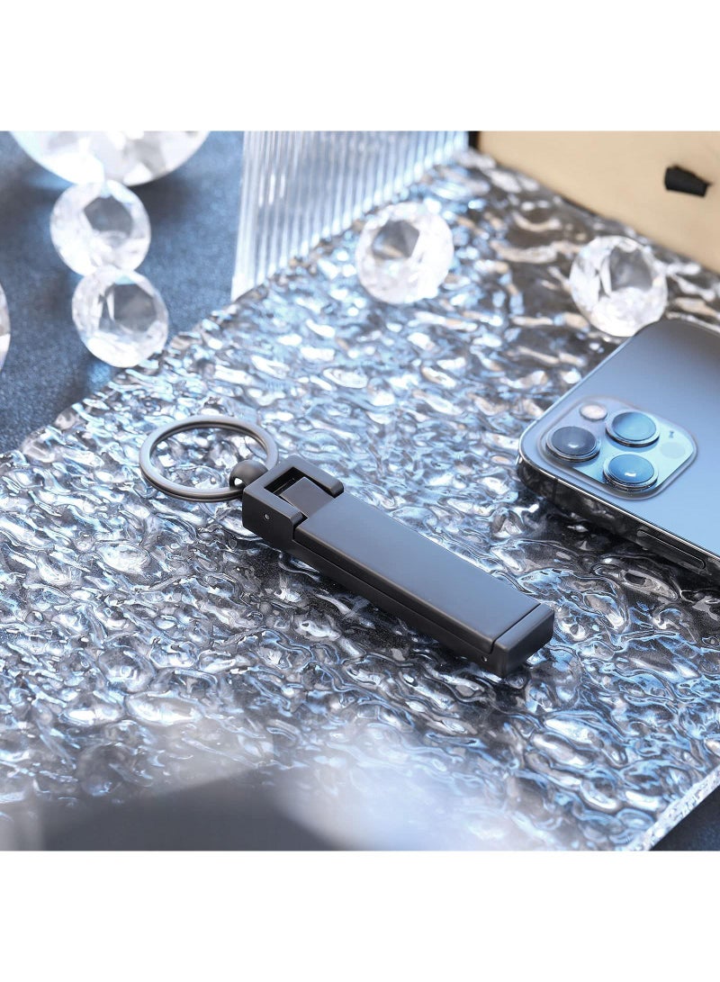 Sweet seven مجموعة شماعات الحقائب الفورية - خطاف حقيبة يد دوار أنيق قابل للطي لمكتب الطاولة - خطاف طاولة ديكور قابل للطي لتخزين حقائب اليد النسائية (أسود) - Image 5