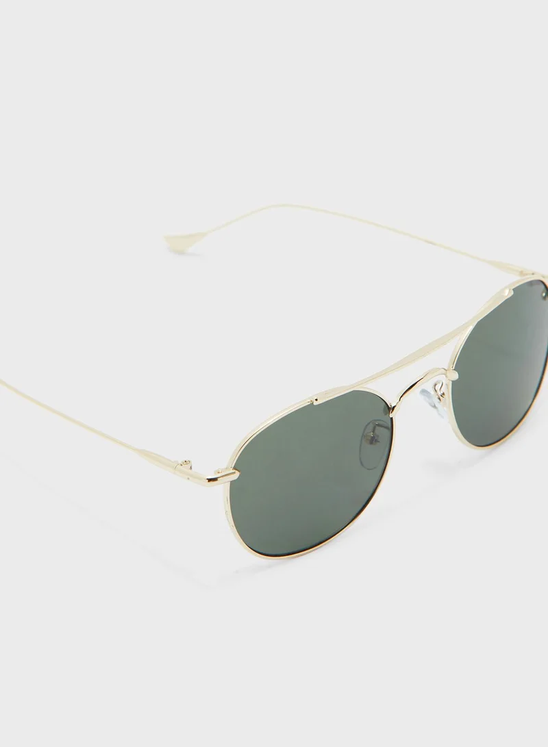 Seventy Five Classic Round Sunglasses