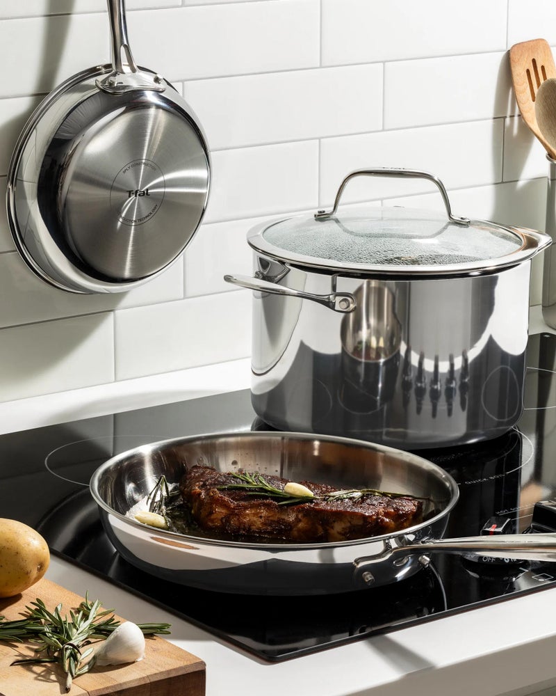 T-fal Pro Tri-Ply Stainless Steel, 10.5 inch Frypan - Image 5
