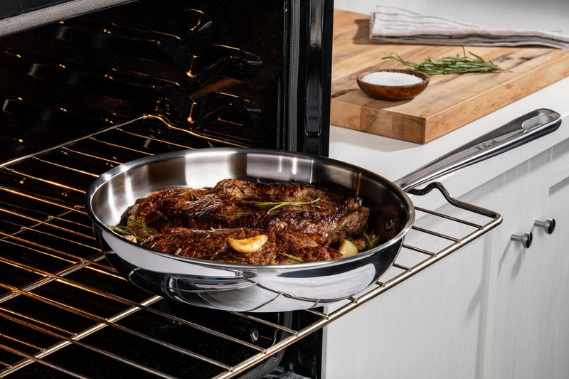 T-fal Pro Tri-Ply Stainless Steel, 10.5 inch Frypan - Image 4