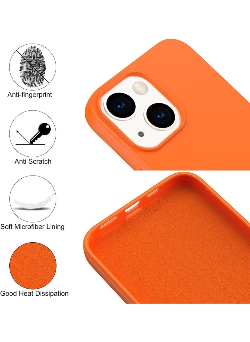 BORTONY iPhone 15 Plus Case Cover Liquid Gel Silicone Rubber Soft Silky Touch Anti Scratch Shockproof Protective Cover 6.7 Inch - Image 5