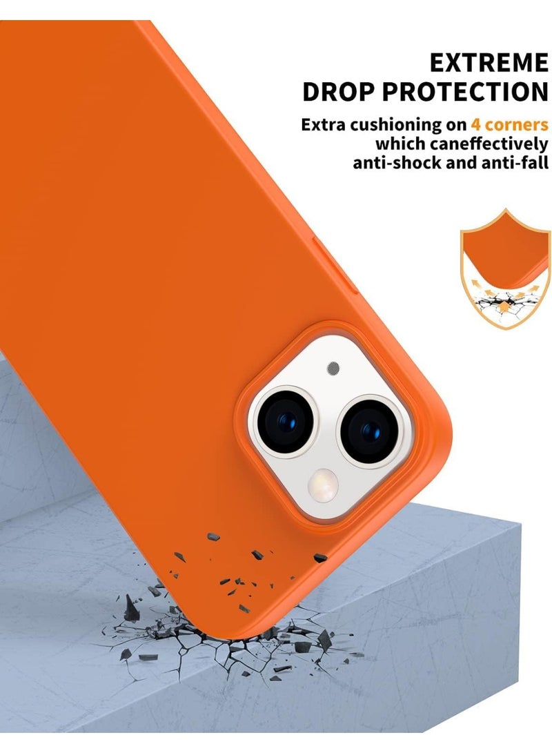 BORTONY iPhone 15 Plus Case Cover Liquid Gel Silicone Rubber Soft Silky Touch Anti Scratch Shockproof Protective Cover 6.7 Inch - Image 3