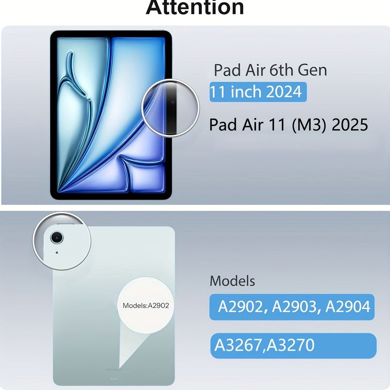 واقيان للشاشة مخصصان لجهاز iPad Air الجيل السابع M3 M2 11 بوصة - Image 3