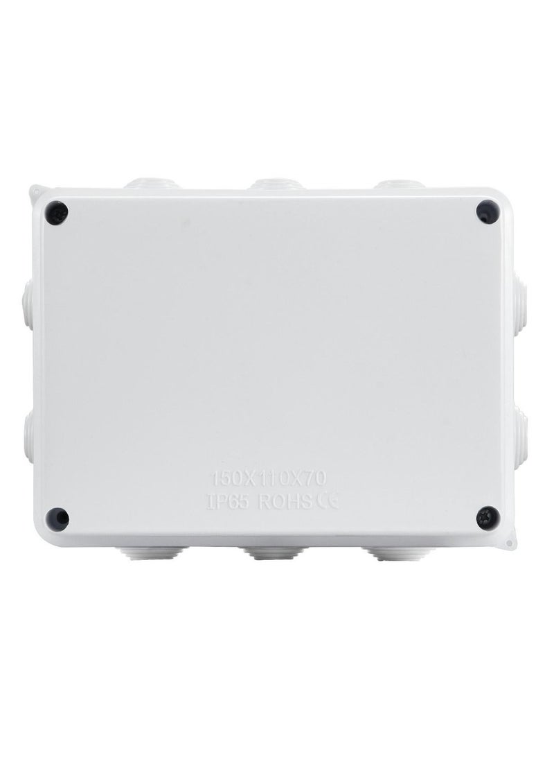 FS-AB150 Adapter Box – Weatherproof Electrical Junction Box 15 x 11 x 7 cm for Indoor and Outdoor Wiring Protection