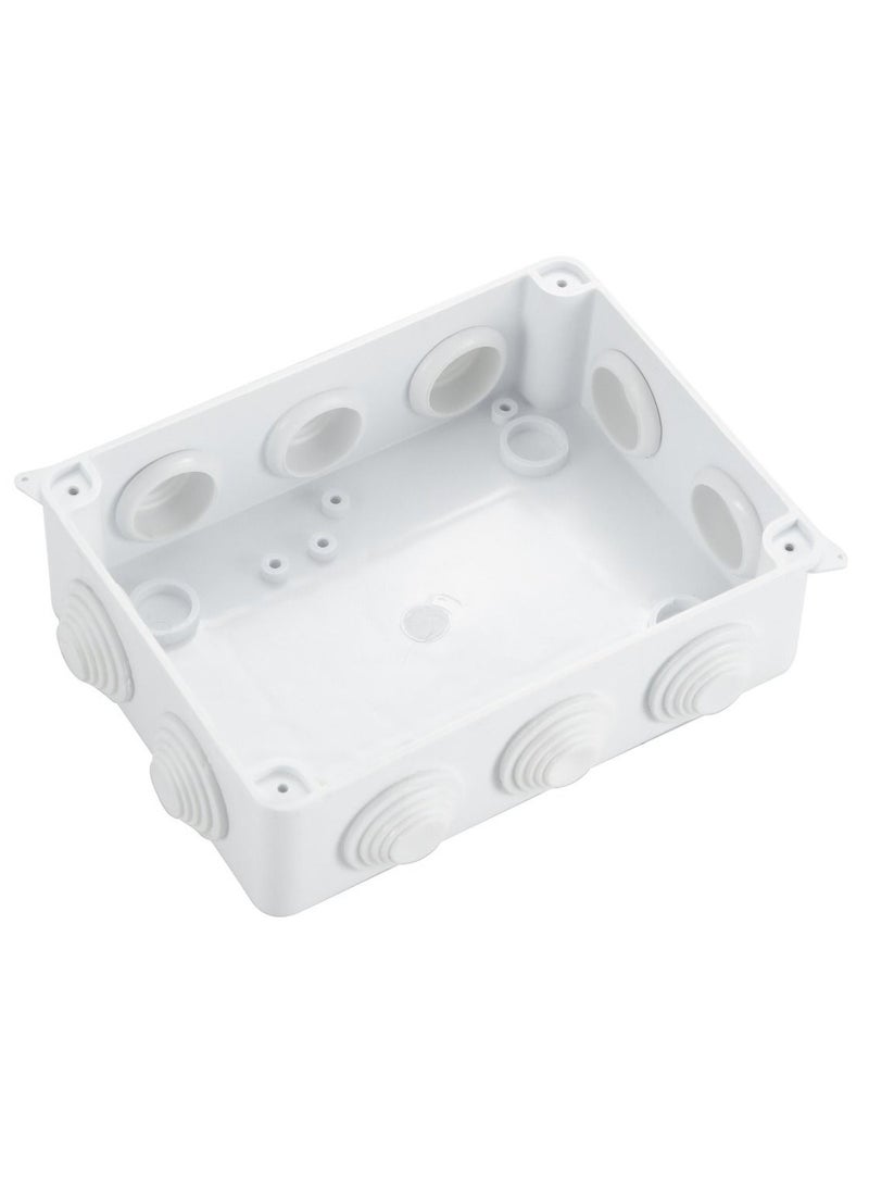 FS-AB150 Adapter Box – Weatherproof Electrical Junction Box 15 x 11 x 7 cm for Indoor and Outdoor Wiring Protection