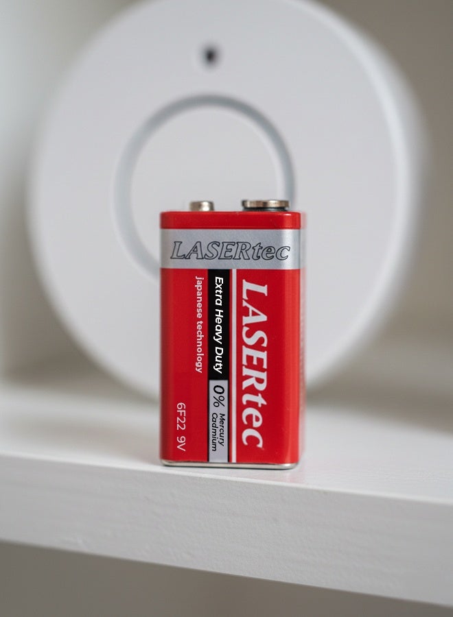 Lasertec بطارية لاسرتك 9V 6F22 - حزمة فردية عالية الأداء - Image 4