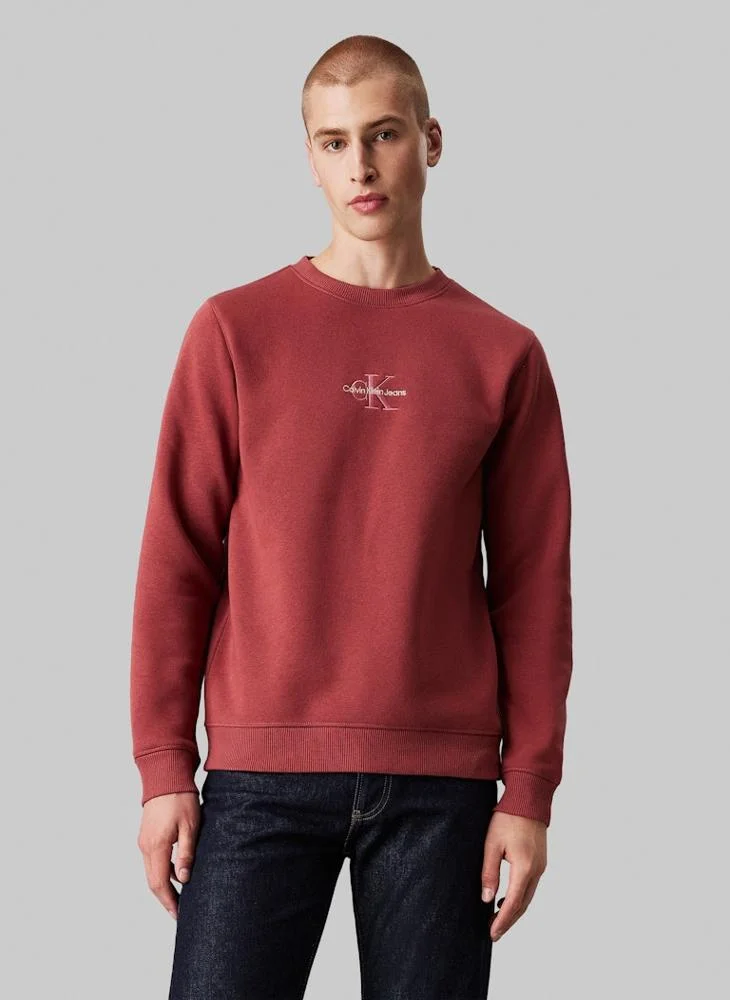 Calvin Klein Jeans Logo Crew Neck Sweatshirt