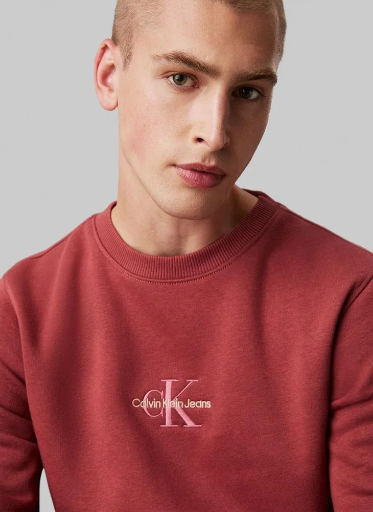 Calvin Klein Jeans Logo Crew Neck Sweatshirt