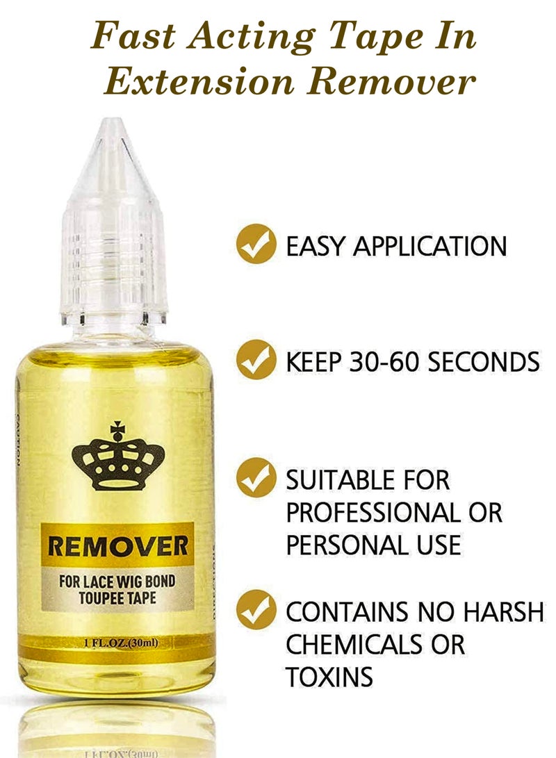 Estelle Professional Grade Fast Hair Extensions Remover Gentle Wig Glue Remover Double Sided Extension Tape Solvent Easy Removal Safe on Skin - Image 4